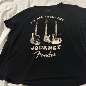 Fender Black 'Journey' Graphic Tee